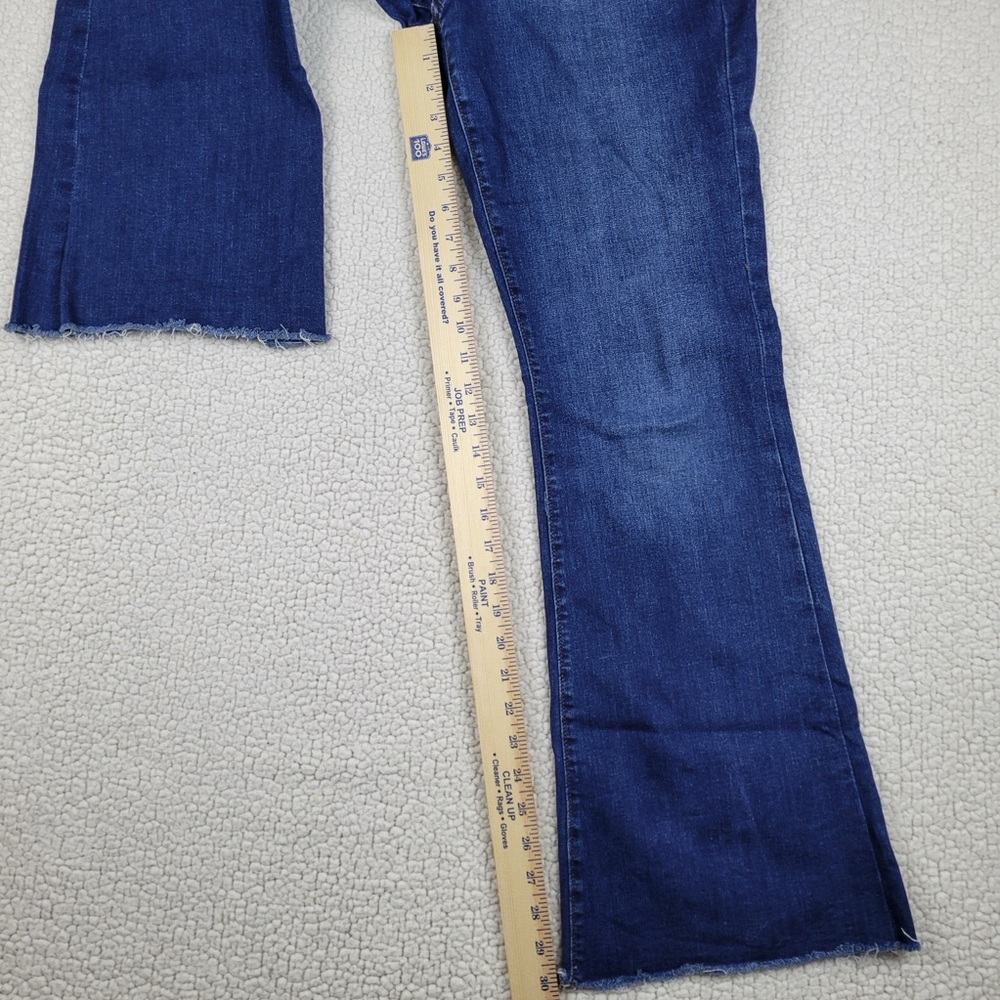 Loft Jeans Slim Flare High Rise Women’s Size 10 Medium Wash Stretch - Picture 7 of 14